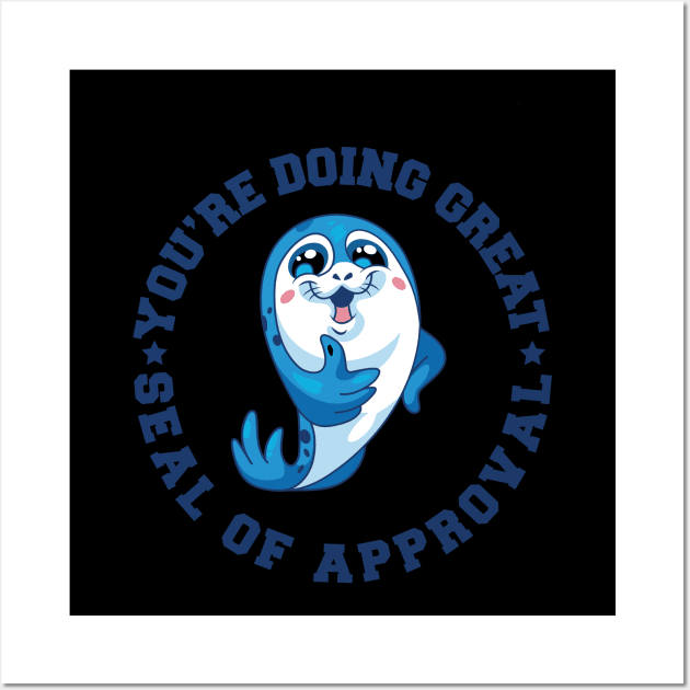 Arctic Seal of Approval Wall Art by korstee